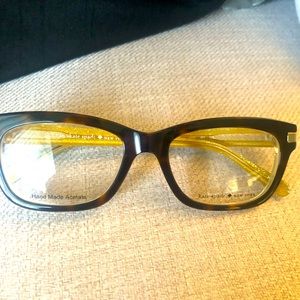 Kate Spade Zenia JBY Tortoise eyeglasses with case.